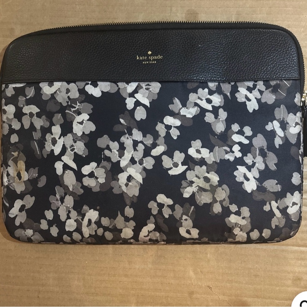 kate spade Black Floral Laptop Sleeve